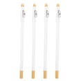 thumbnail image 1 of KAKOWELY 4pcs White Barber Pencil Set With Built In Sharpener For Men Women For Hair Detailing Beard Shaping And Eyebrow Defining Makeup Tools,7.09X"X0.31"X0.31", 1 of 5