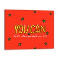 thumbnail image 1 of Cuadro decorativo - You Can, Marcela Illustrates 40x30 Canvas Lab Frases, Ilustraciones,, 1 of 2