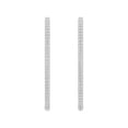 thumbnail image 2 of 1/5 Carat Diamond Ladies Hoop Earrings in 10K White Gold, 2 of 4
