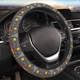 thumbnail image 6 of Bingfone Red Pickup Truck With Pumpkins Steering Wheel Cover - Universal 15 Inches Car Steering Wheel Covers Grip Auto Internal Accessories, 6 of 6