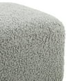 thumbnail image 6 of GDF Studio Elegant Upholstered Ottoman with Foam Cushion, Grey, 6 of 8