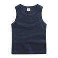 thumbnail image 6 of WOLLED Toddler Baby Boys T Shirt Tops Youth Kids Summer T Shirt Sleeveless Tops Solid Color Pullover Tees for 1-12Y, 6 of 7