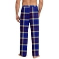 thumbnail image 4 of Mens Pajama Pants Men's Pajama Bottoms Soft Sleep Lounge Pj Pants Royal Blue 3XL, 4 of 4