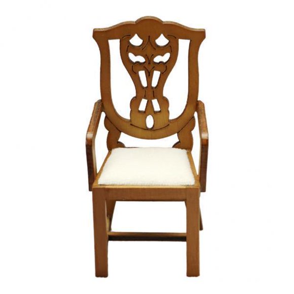 Xuanheng 4x1:12 Dollhouse Chair Mini Chair Model Furniture Decor Sence Accessories