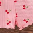thumbnail image 6 of Toddler Girl Clothes Summer Outfit Set Ruffle Sleeve Top and Shorts Soft Stretchy 2 Piece 6 9 12 18 24 Months 2T 3T Kaprioy Toddler Girl Clothes, 6 of 6