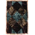 thumbnail image 1 of Natural Geo Sheepskin Area Rug Brown/Green - 4 x 6', 1 of 3