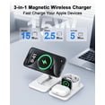 thumbnail image 2 of Cargador inalámbrico plegable 3 en 1 MagSafe ILOUYU, 2 of 7