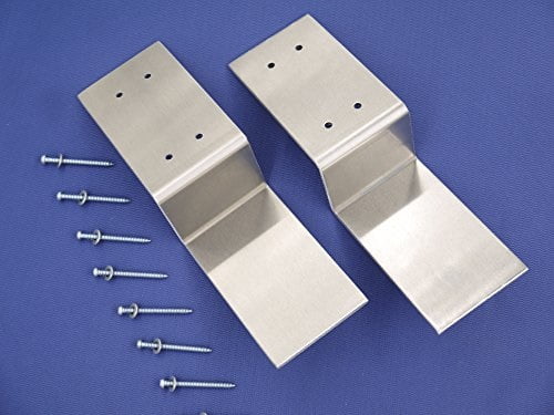 Drop Open Bar Security Door Lock Bracket Brackets Fits 2x4 Boards Lumber 2 4 Wide 1 Pair 2 Pieces Include Screws And Gaskets Walmart Com