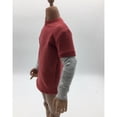 thumbnail image 6 of JWQFBC 1/6 Scale Mens Red Double Sleeve Long T-shirt for 12'' Action Figure Accessories, 6 of 8