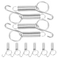 thumbnail image 1 of 10 ganchos multiusos para puerta de jaula de conejo, con resorte, para jaula de pájaros, gancho fijo para utensilios., 1 of 6