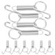 thumbnail image 1 of 10 ganchos multiusos para puerta de jaula de conejo, con resorte, para jaula de pájaros, gancho fijo para utensilios., 1 of 6