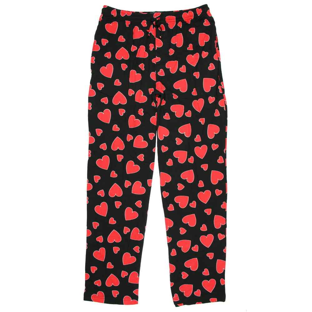 Intimo - Valentines Day Loving Heart Allover Graphic Knit Pajama Lounge ...