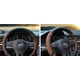 thumbnail image 3 of Funda universal para volante de coche, transpirable, a prueba de resbalones, de 15 pulgadas (color café, seda helada) brillar Juguete, 3 of 3