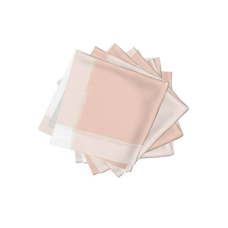 Gingham Cocktail - Cocktail Napkins Buffalo Check Messy Buffalo Check Pink Gingham Large Set of 4