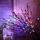 thumbnail image 2 of Lámpara LED de ramas de sauce - 20 bombillas, blanco cálido, alimentada por pilas - IP44 resistente al agua, material del cable - para Navidad, fiestas, hogar y decoración de jardín, 2 of 5