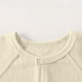 thumbnail image 6 of Fesfesfes Baby Toddler Kids Short Sleeve Cotton Romper Jumpsuit with Collar, Cute Solid Color Button Down Onesie Outfit for Daily Summer Play Wear Kids 0-18 Months Old., 6 of 6