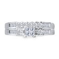 thumbnail image 4 of AFFY White Natural Diamond Bridal Ring Set In 10k White Gold (0.5 Cttw), Ring Size 9, 4 of 8