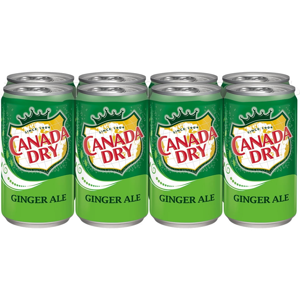 Canada Dry Ginger Ale Soda, 7.5 fl oz cans, 8 pack
