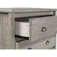 thumbnail image 3 of Camaflexi Baja Solid Wood 5-Drawer Bedroom Chest in Driftwood Gray, 3 of 9