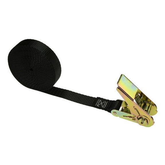 1" x 15' Black Endless Ratchet Strap