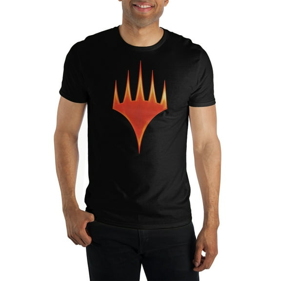 Magic The Gathering Card Game Mens Black Graphic Tee-XL