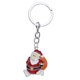 thumbnail image 1 of Festival Llavero Metal Joyas Niños De Navidad Regalo de santa rojo, 1 of 6