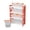 Pink, variant on Modular Warehouse Shelf with Storage Organizers for Accessories, Collectibles Display and Educational Play Props