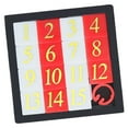 thumbnail image 4 of HILABEE Jeu de Casse-Tête Coulissant de Chiffres, Jeu Logique, Jeu de Casse-Tête Portable Outil d'Apprentissage, 4 of 9