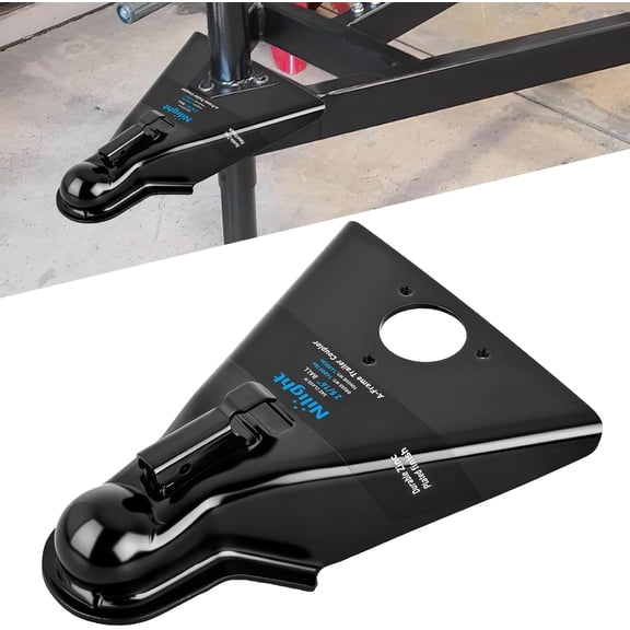 Nilight 14,000LBS A-Frame Trailer Coupler fits 2-5/16 Inch Hitch Ball for Towing RV, Boat, Camper, Class IV, Powder Coated Black