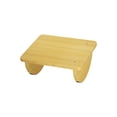thumbnail image 1 of Yellow Ergonomic Wooden Office Footrest Under Desk Workstation Foot Stool For Home Sofa Height Adjustable Rocking 13.4X9.4X5.5 Inch Yellow, 1 of 7