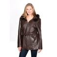 thumbnail image 2 of Mason & Cooper Women's Leather Jacket with Zip Out Hood, 2 of 3