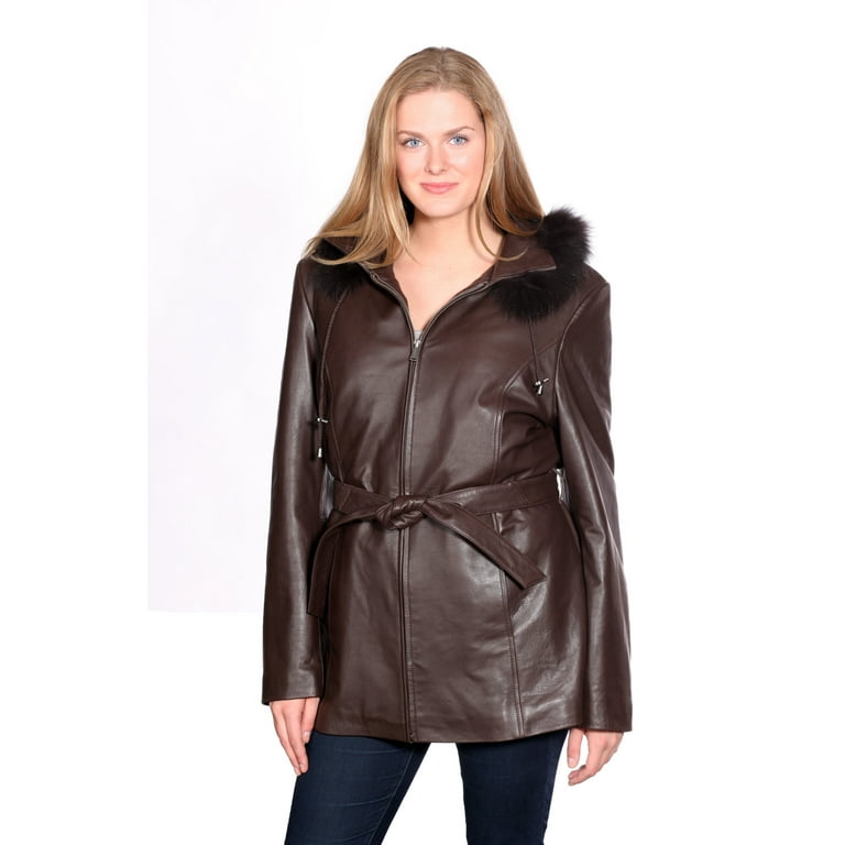 Mason and cooper hotsell leather jacket with fur