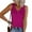 Hot Pink tank tops, variant on Wycnly Tank Top for Women Summer Tops for Women Workout Button up Breathable Soft Knitted Ribbed Tank 2025 Fashion Solid Sleeveless T Shirts Ladies Sleeveless Shirt