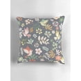 thumbnail image 5 of Ryan; Birds and Floral Leaves 45x45cm Pillow Cover – Nature-Inspired Decorative Cushion Case for Spring Home Decor, 5 of 7