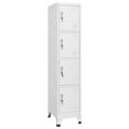 thumbnail image 1 of vidaXL Locker Cabinet with 4 Compartments 38x45x180 cm, 1 of 5