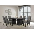 thumbnail image 1 of KB PC55-G 40 x 23 x 18 in. Chaises de Parson&44; Cappuccino - Lot de 2, 1 of 1