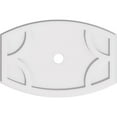 thumbnail image 1 of Ekena Millwork CMP24X16KY-02000 2 in. ID x 13 in. Rectangle Kailey Architectural Grade PVC Contemporary Ceiling Medallion, 1 of 1