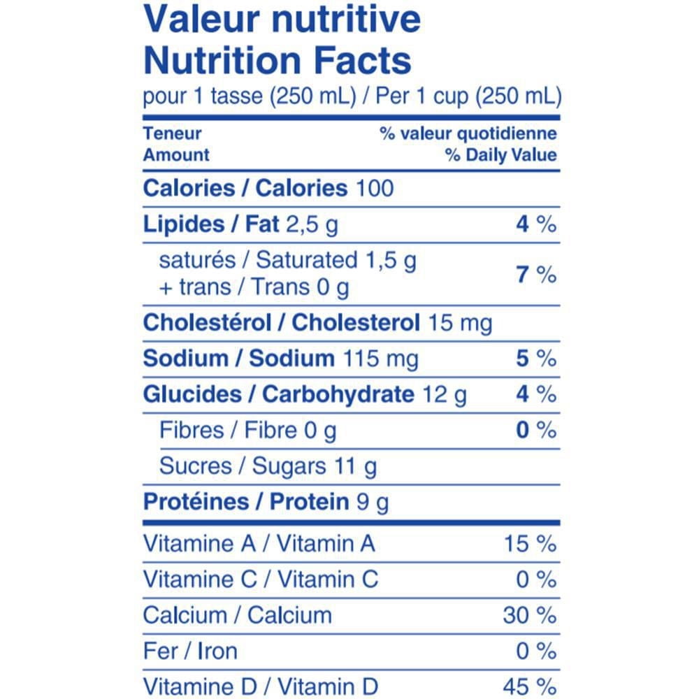 Québon Partly Skimmed 1% Milk, 1 L