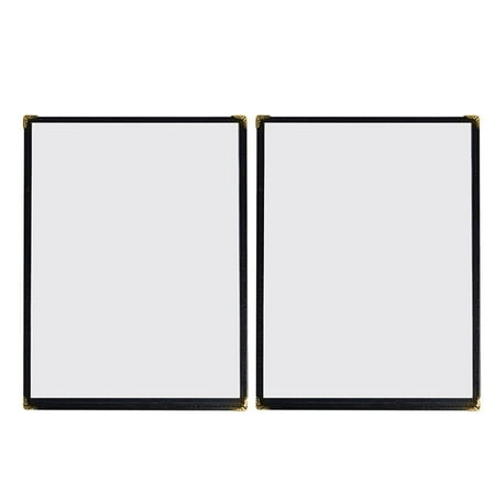 

NUOLUX 2pcs Unique Menu Cover Practical Recipe Protector Wine List Protective Cover