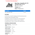 thumbnail image 2 of Water Pump - Compatible with 1991 - 2000 GMC C2500 7.4L V8 1992 1993 1994 1995 1996 1997 1998 1999, 2 of 2