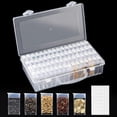 thumbnail image 1 of 64 Slot Plastic Seed Storage Box, Seed Storage Box With Label Stickers (seeds Not Included), Seed Container Storage For Flower Seeds, Vegetable Seeds,, 1 of 5