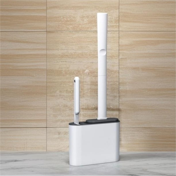 Cepillo para inodoro de silicona para uso en el baño Cepillo Cepillo Cabezal de cepillo Set de limpieza para el hogar