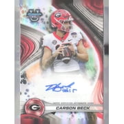 2024 Bowman University Best Carson Beck Best Of 2024 Autographs AU #BOA-CBE Football Card