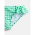 thumbnail image 3 of Wonder Nation Girls Ruffle Garden Gingham Bikini with UPF 50, 2-Piece Swim Set, Sizes 4-18, 3 of 3