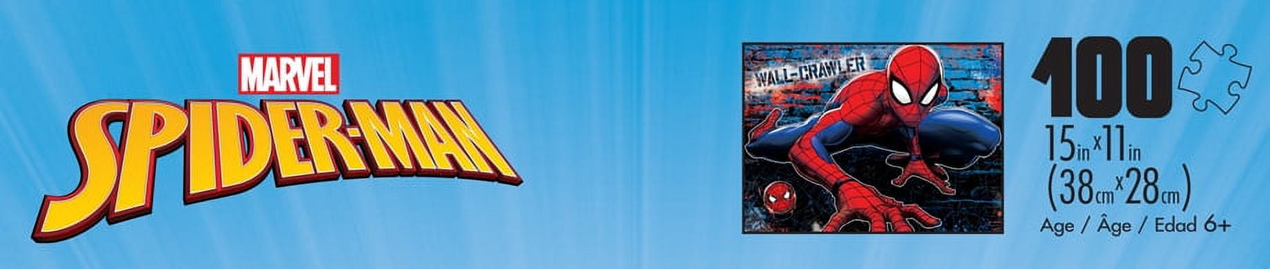 Buffalo Games 100-Piece Marvel Wall Crawler Interlocking Jigsaw Puzzle
