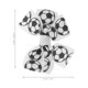 thumbnail image 2 of UPOUART 6Pares Hebillas Con De Fútbol Color Para Estilo Y Eventos Deportivos, 2 of 6