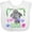 AA-White, variant on Inktastic Palm Bay Florida Cute Swimming Manatee Boys or Girls Baby Bib