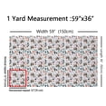 thumbnail image 3 of Homewish Lovely Mouse Fabric by the Yard 2 Yard,Boho Bohemain Theme Room Decor Fabric by the Yard,Cartoon Animal Fabric for Sewing For Kids,Breathable Home Decor, 3 of 6