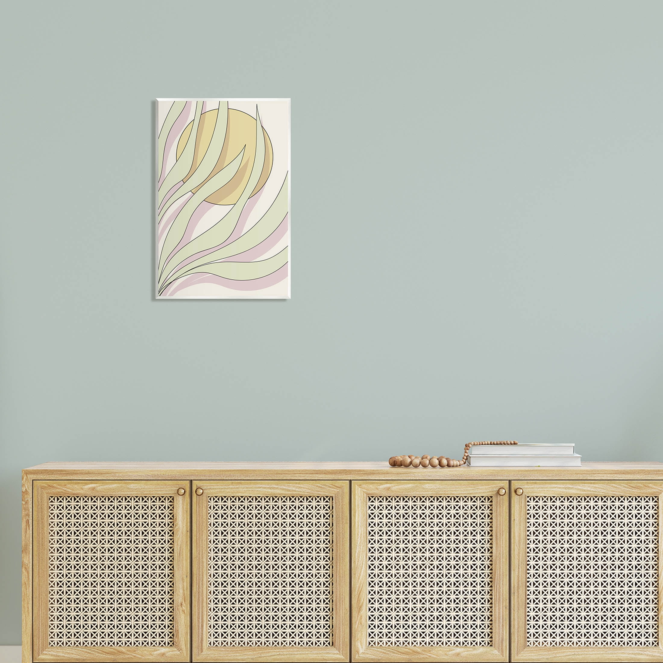 Contemporary Tropical Plant Leaves Botanical & Floral Graphic Art Unframed Art Print Wall Art