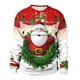 thumbnail image 4 of Ropa al por mayor, unisex, para hombre y mujer, 2024, feo suéter navideño, elfo de Papá Noel, divertido suéter de pelo falso, tops de otoño e invierno, 4 of 5